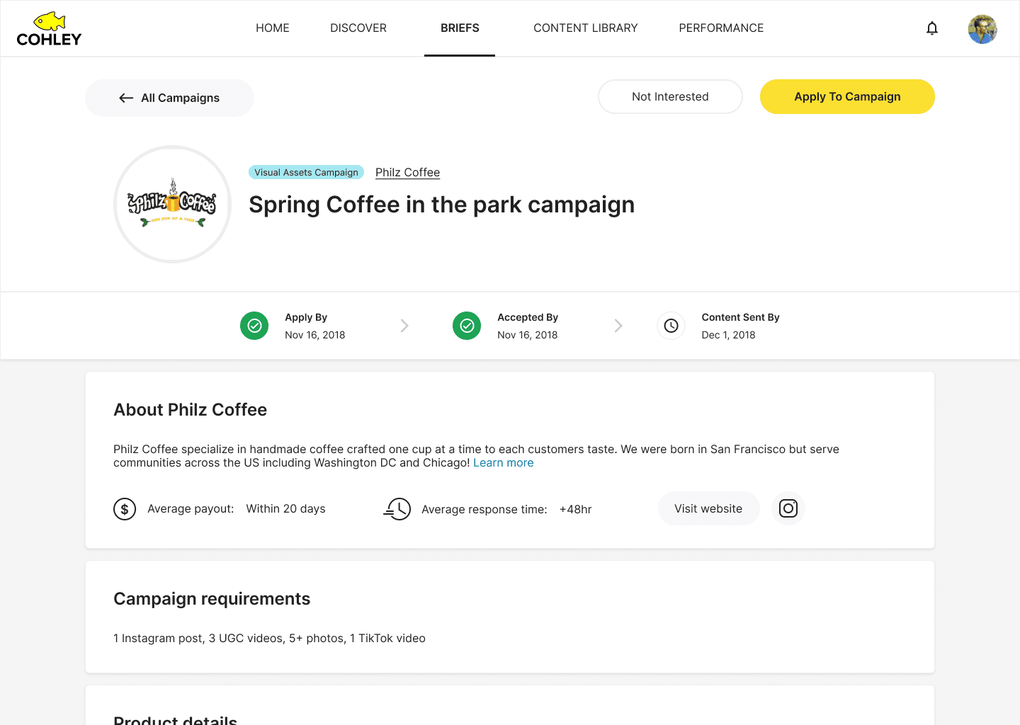 Cohley screenshot 1